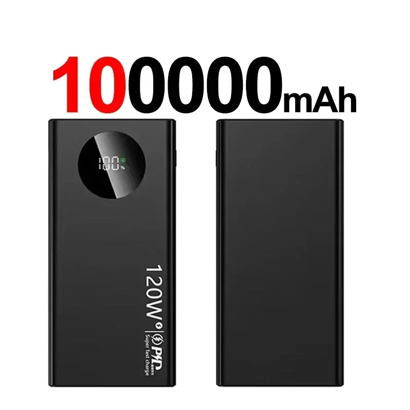 Batterie Externe Lenovo 120W PD20W Affichage LED 50-200000mAh – CLEVI Paris
