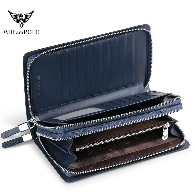 Pochette homme en cuir véritable POLO312 – CLEVI Paris