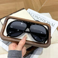 Lunettes de Soleil Rétro Forme Originale Polycarbonate UV400 Été Unisexe – CLEVI Paris