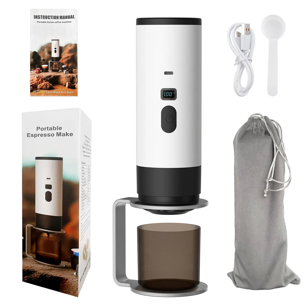 Machine expresso portable 3-en-1 – CLEVI Paris