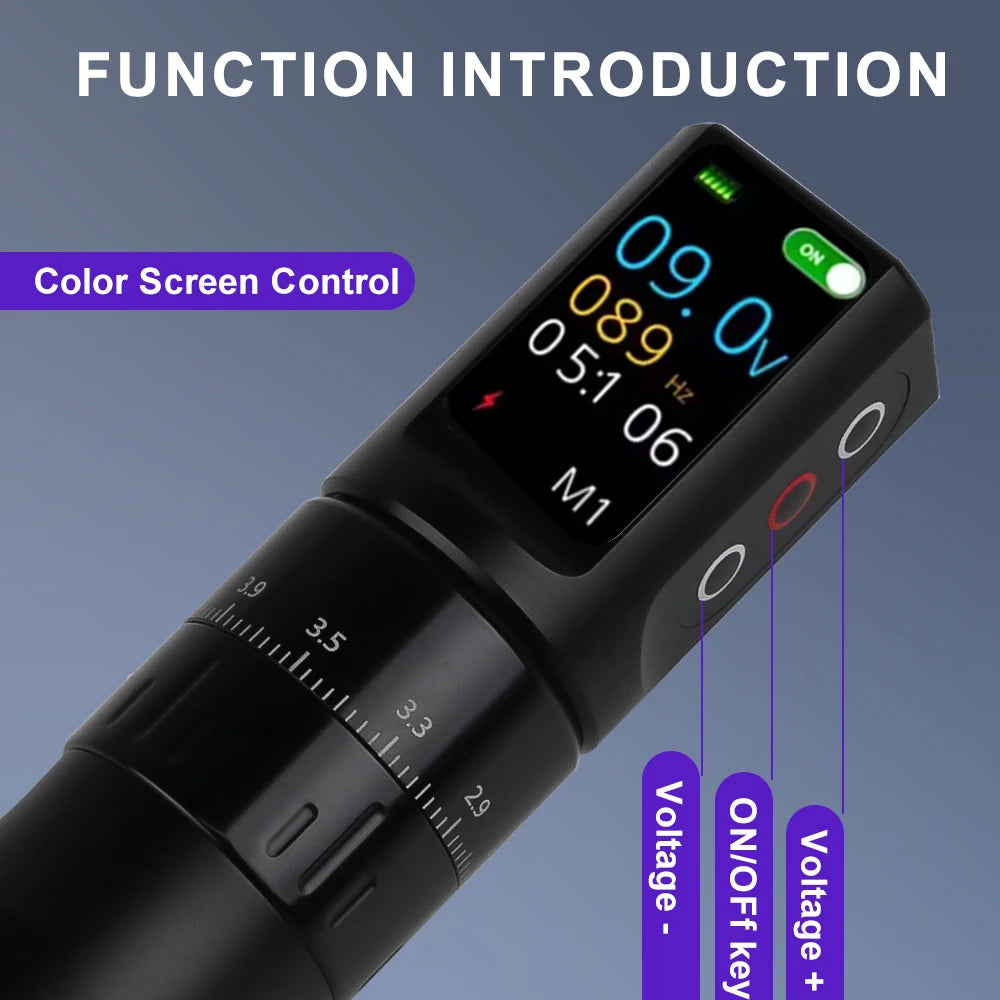 Machine à Tatouer Électrique Galaxy Tattoo Stylo Batterie Rechargeable Aluminium – CLEVI Paris