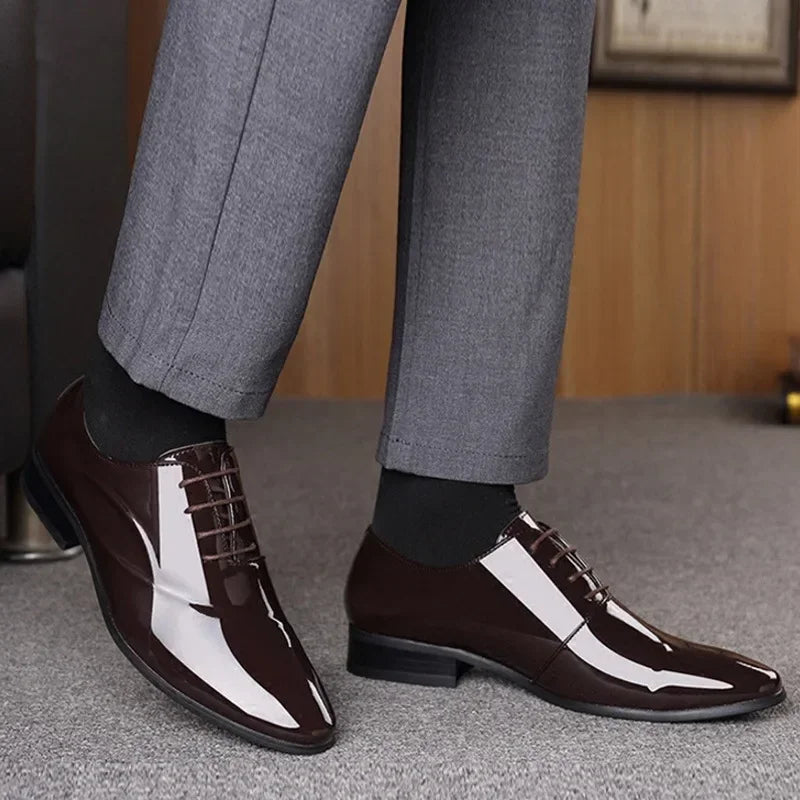 Chaussures Habillées Homme Cuir Verni – Mariage & Business