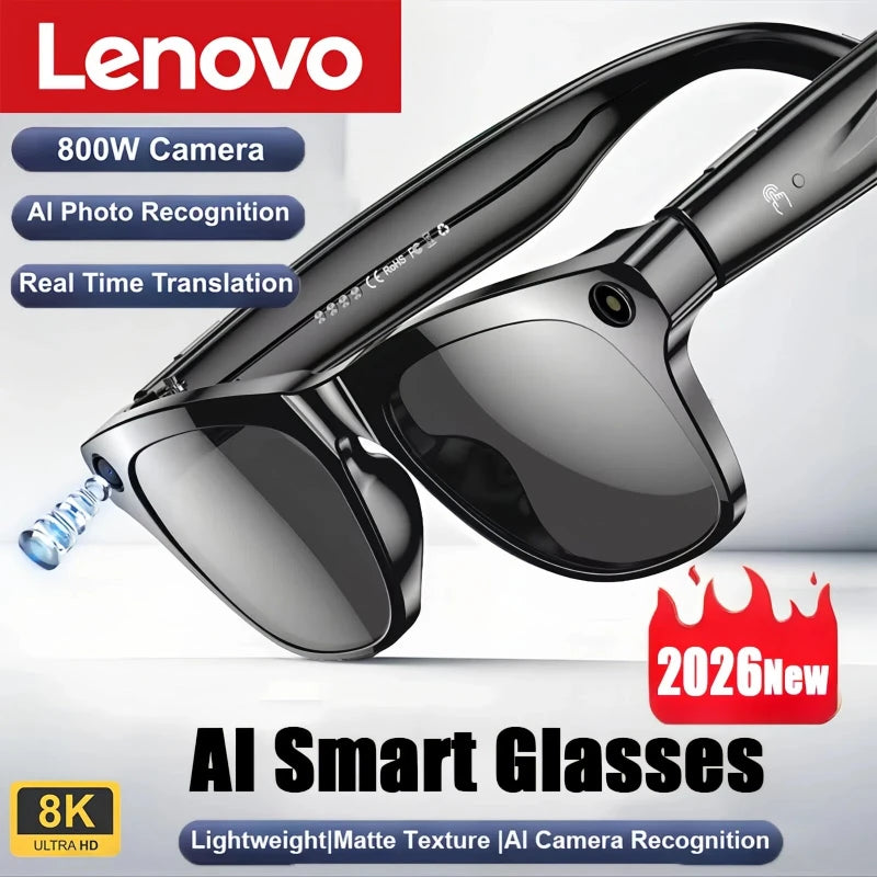 Lunettes IA Lenovo XKONEPRO 8K Caméra Traduction Bluetooth Gestes 3 Verres – CLEVI Paris