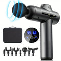 Pistolet de Massage Fascial Portable Écran LED 4 Têtes Recharge Type-C – CLEVI Paris