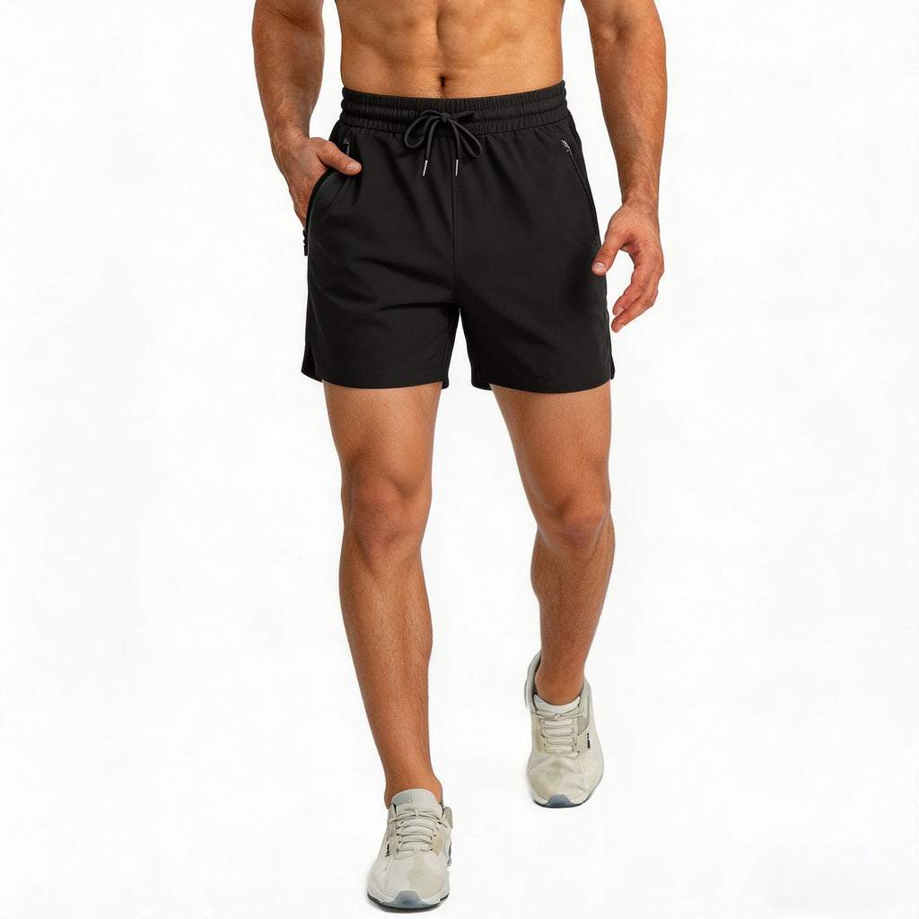 Short de Sport Séchage Rapide Homme | Polyester, Taille Élastique, Gym & Running – CLEVI Paris