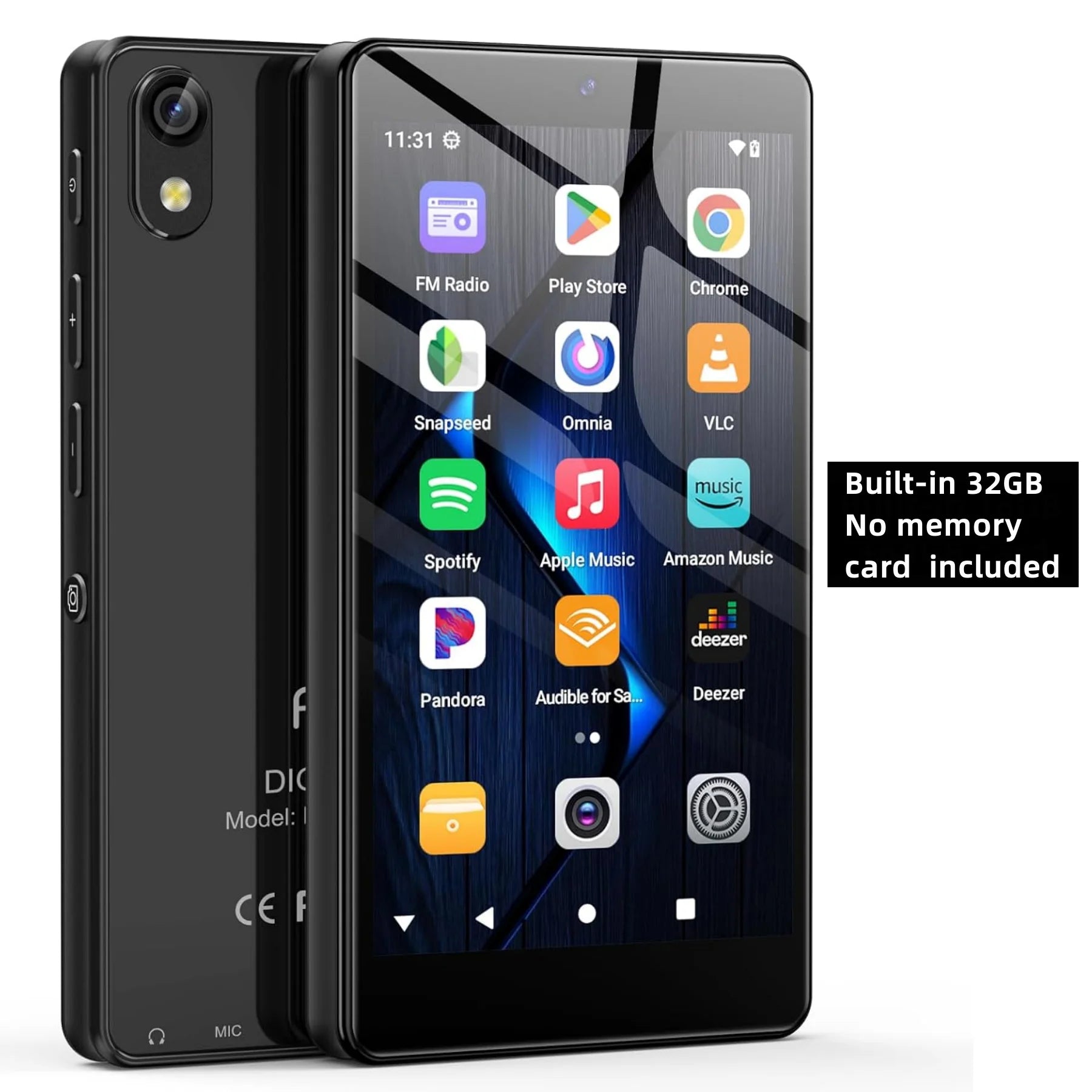 Fanvace M36 Plus Lecteur MP3/MP4 Android 13 WiFi Bluetooth HiFi 4" – CLEVI Paris