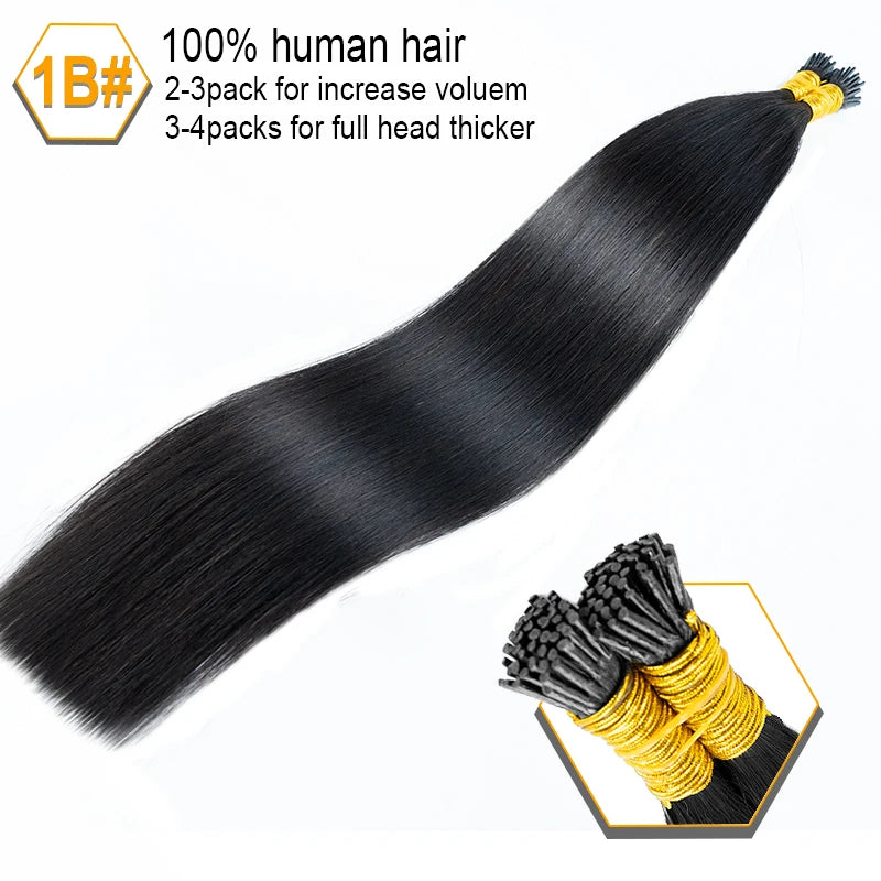 Extensions I-Tip lisses, cheveux humains – CLEVI Paris