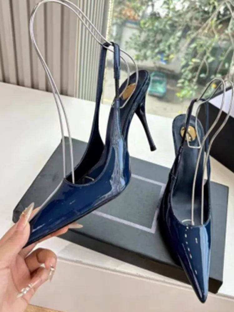 Sandales Stiletto Pointues Femme Talons Aiguilles – CLEVI Paris