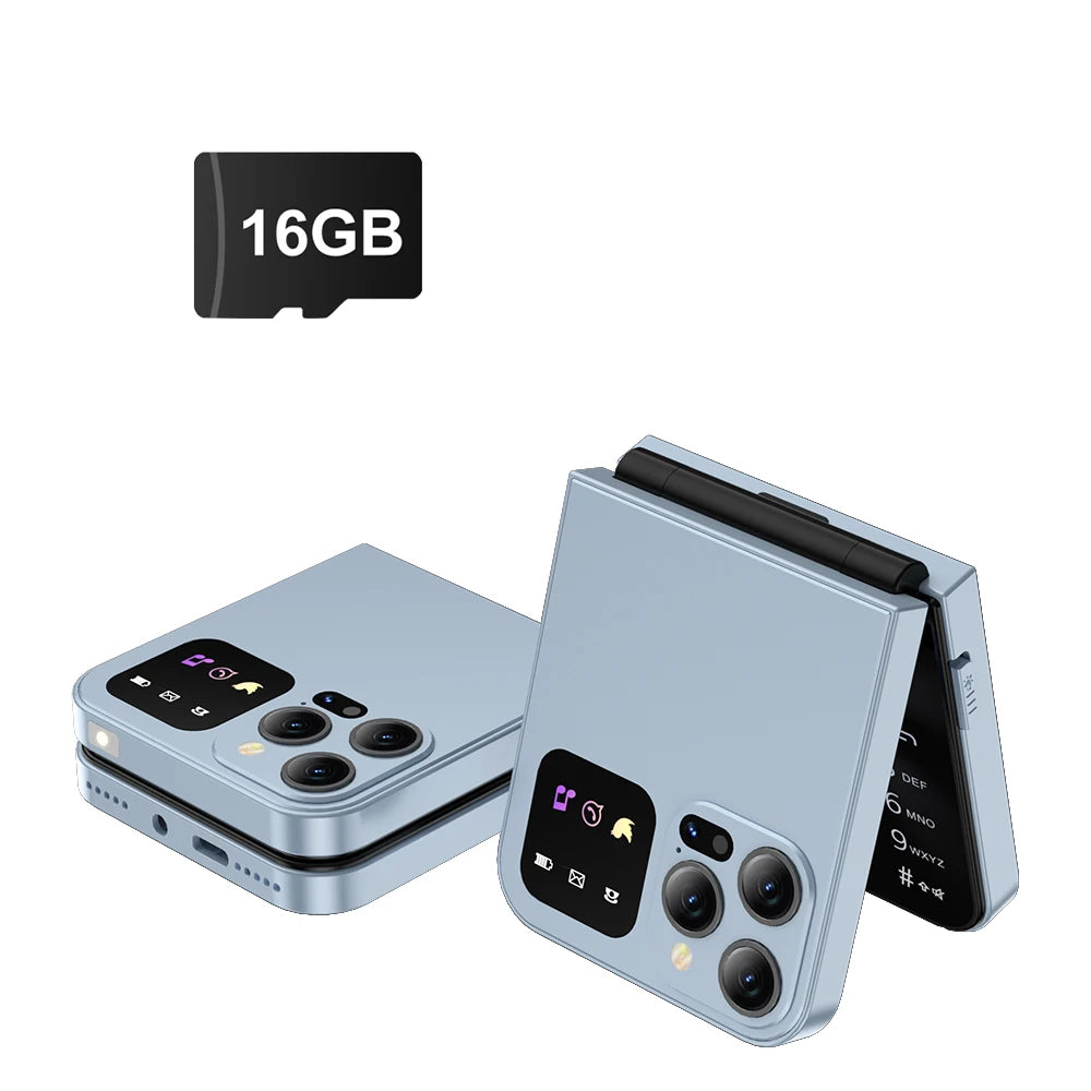 Téléphone Clapet SERVO A50 PRO – 2,4", Dual SIM 2G, Bluetooth, Enregistrement Appels, Type-C – CLEVI Paris