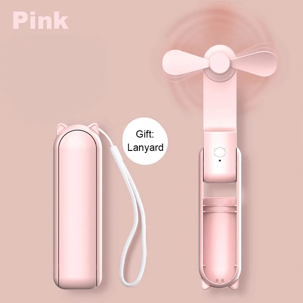 Mini ventilateur pliable HZ001 2000 mAh – CLEVI Paris
