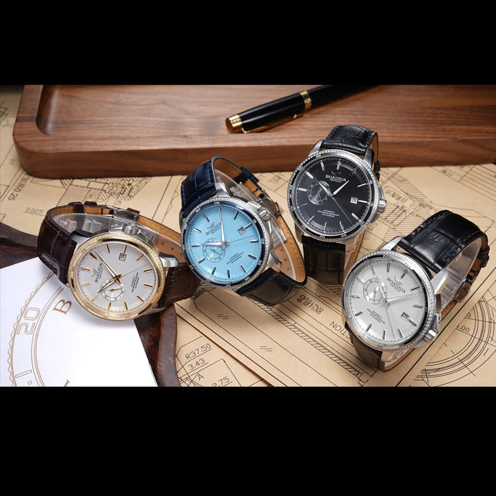 Montre BORIAGE B8001 Automatique Homme Saphir Miyota 8217 Waterproof 50M – CLEVI Paris