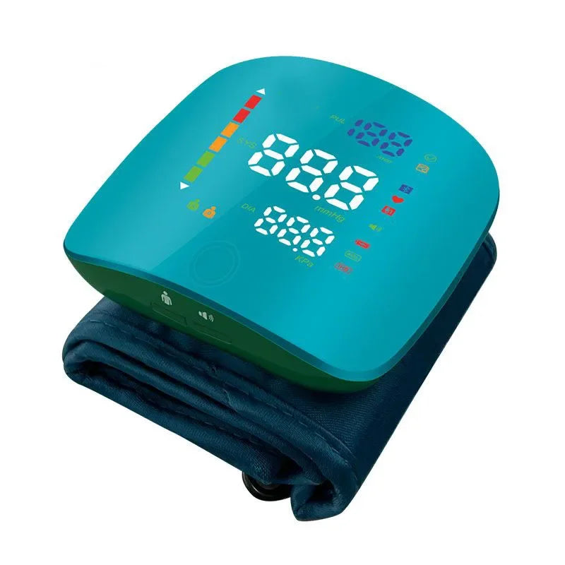 Tensiomètre Poignet Rechargeable Écran Tactile LED 99x2 Mémoires – CLEVI Paris