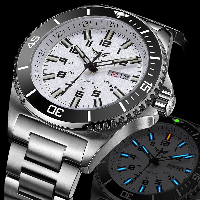 Montre YELANG V1031 Diver Automatique Homme Saphir Miyota 8205 300M – CLEVI Paris