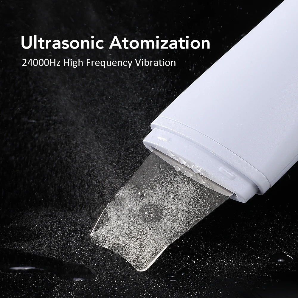 Spatule Ultrasonique Nettoyante Visage | Anti-Points Noirs & Lifting EMS