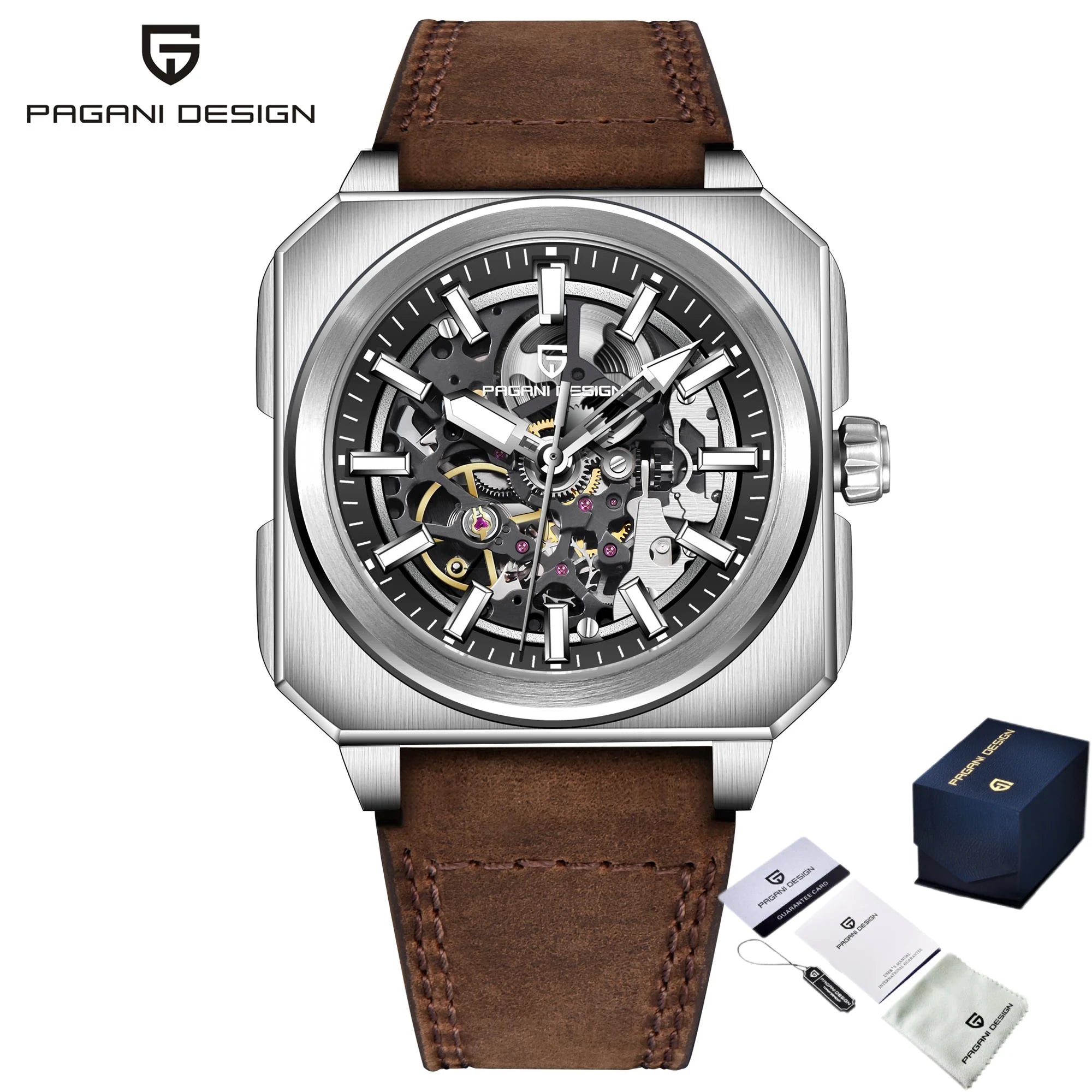 Montre Homme Automatique Squelette Sport Pagani Design PD-1791 – CLEVI Paris