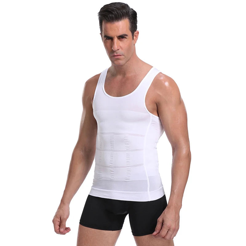 Gilet Gainant Homme Compression Ventre Plat Taille Mince — CLEVI Paris