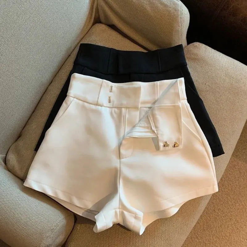 Short Femme Taille Haute à Sequins | Coupe A-Line Casual Polyester – CLEVI Paris