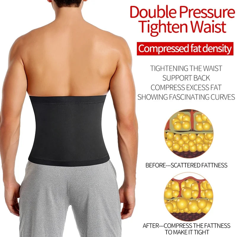 Ceinture Sudation Homme Gainante Effet Sauna Ventre Plat — CLEVI Paris