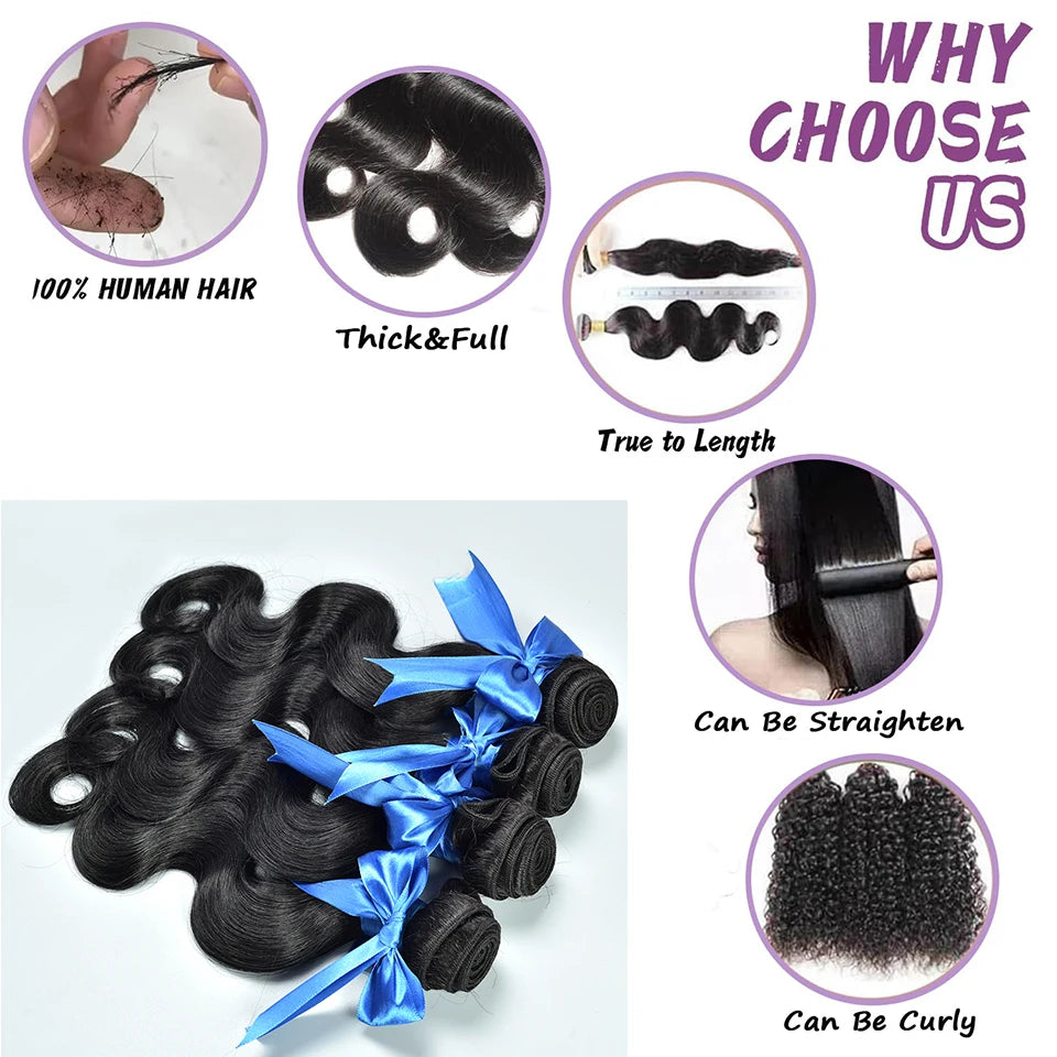 Bundles Body Wave, cheveux humains – CLEVI Paris