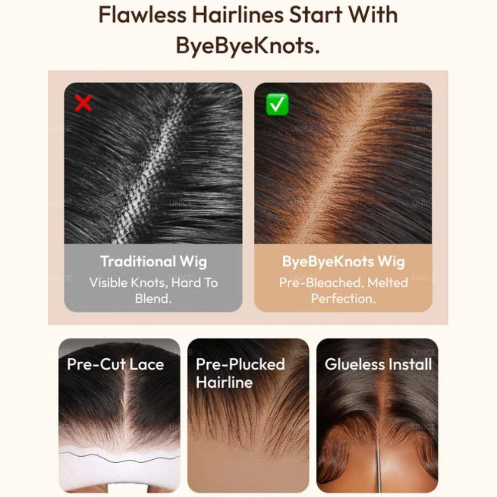 Perruque Water Wave Cheveux Humains Remy Hair 7x5 & 13x4 HD Glueless Cordon Pré-Coupée – CLEVI Paris