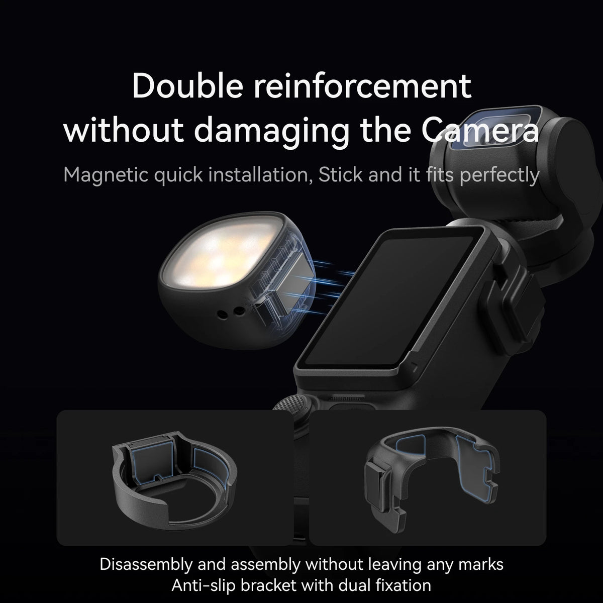 Lampe TELESIN pour Osmo Pocket 4/4P – CLEVI Paris