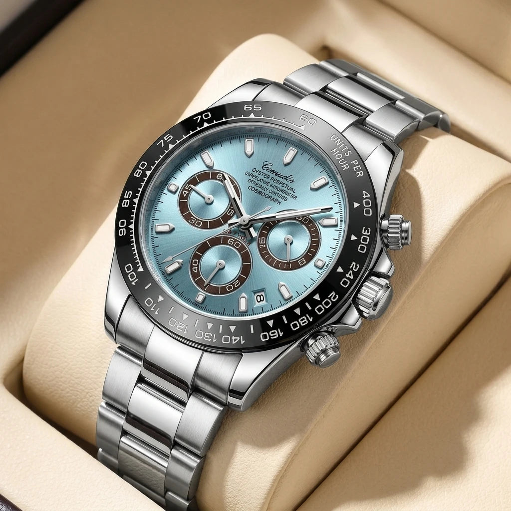 Montre Quartz Homme Cadran Points & Lignes Bracelet Alliage 10 Coloris – CLEVI Paris