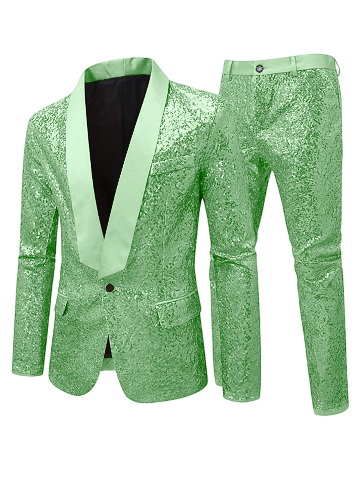 Costume Smoking Sequins Homme 2 Pièces – CLEVI Paris