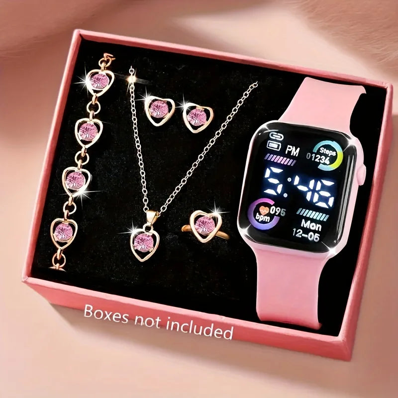 Coffret Montre Digitale + Bijoux Ados — CLEVI Paris