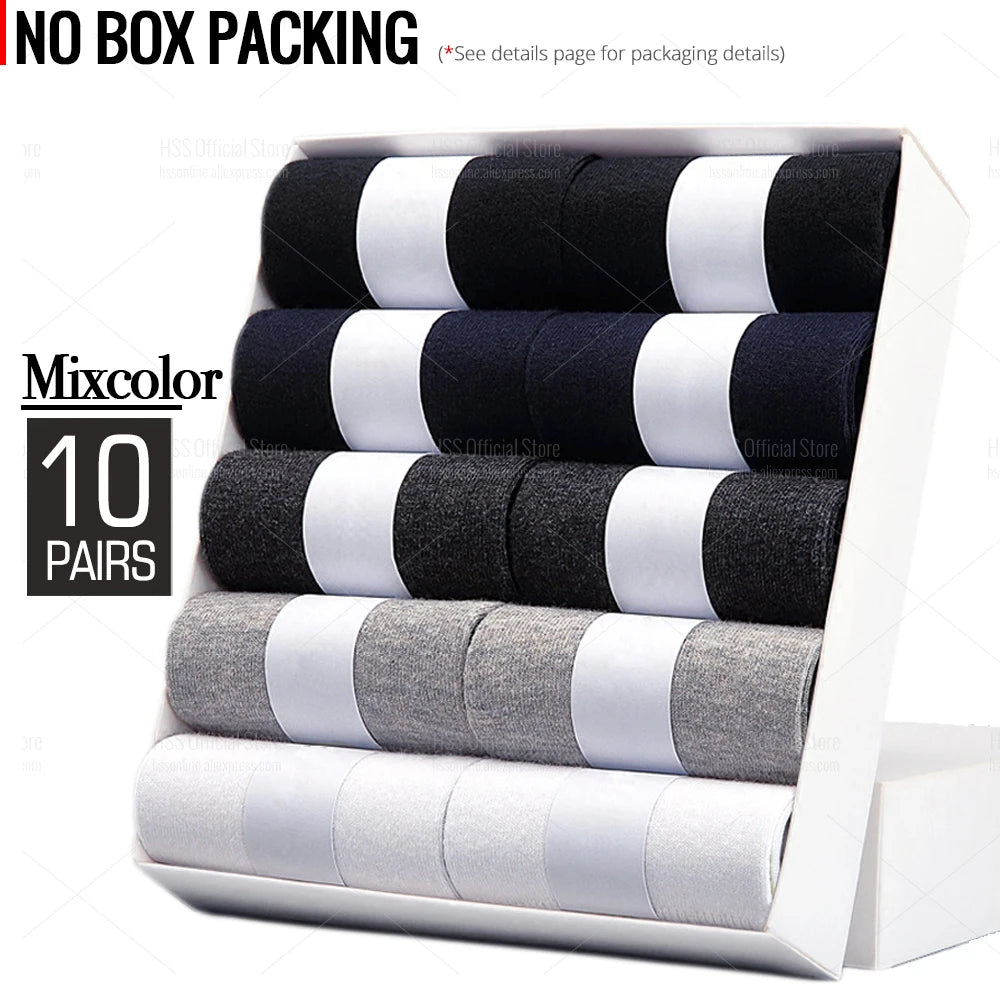Chaussettes Homme – Lot 5 ou 10 Paires | Coton Mélangé, Respirant – CLEVI Paris