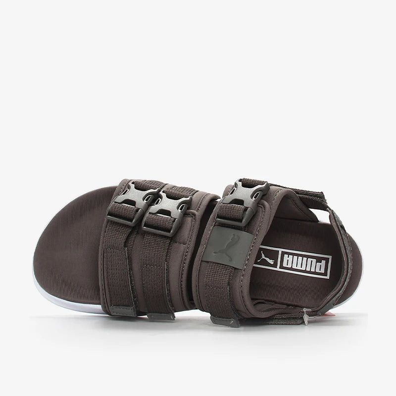 Sandales Unisexe Rétro Respirantes 369407-02 | Noir Gris – CLEVI Paris