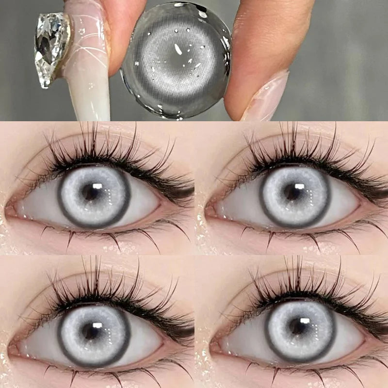 Lentilles de Contact Colorées DUOXIU | Collection Koi | Avec Correction 0 à -8.00 | 1 Paire – CLEVI Paris
