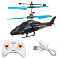 Hélicoptère Télécommandé Infrarouge LED – 2 Canaux, Charge USB, Jouet Enfant 6-12 ans
