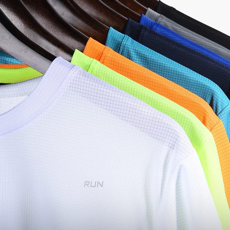 T-Shirt Sport Homme Séchage Rapide – Fitness Running Gym Manches Courtes