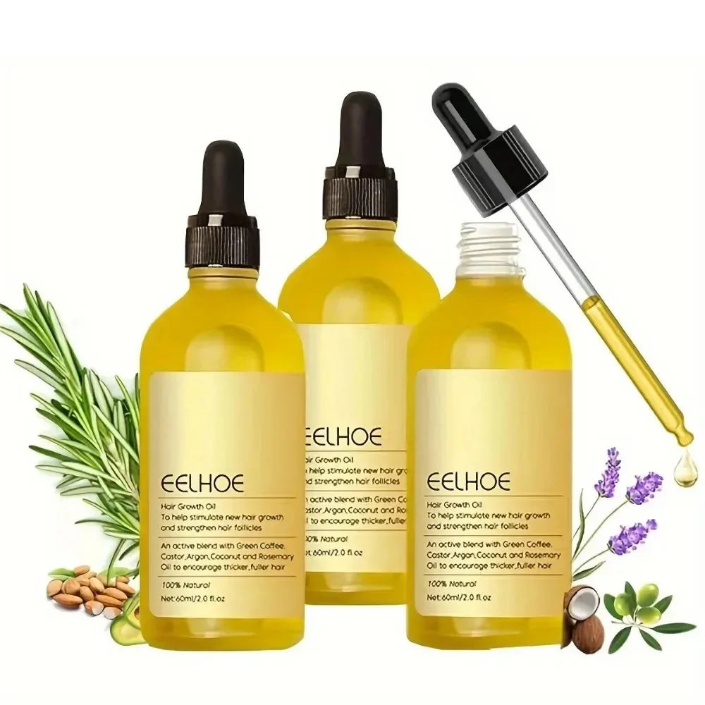 Huile Capillaire Romarin Anti-Chute & Croissance | Sérum Nourrissant Unisexe 60ml – CLEVI Paris