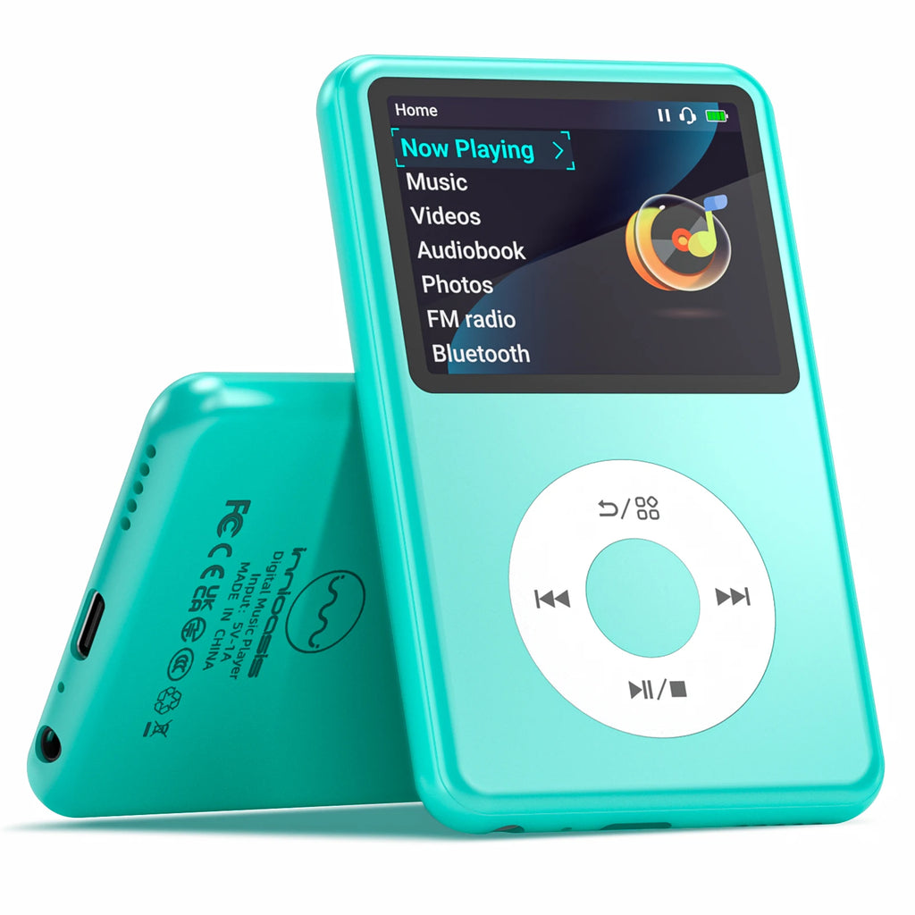 INNIOASIS Y1 Lecteur MP3 HiFi Bluetooth 64Go Écran 2,4" FM Radio Sortie Balancée – CLEVI Paris