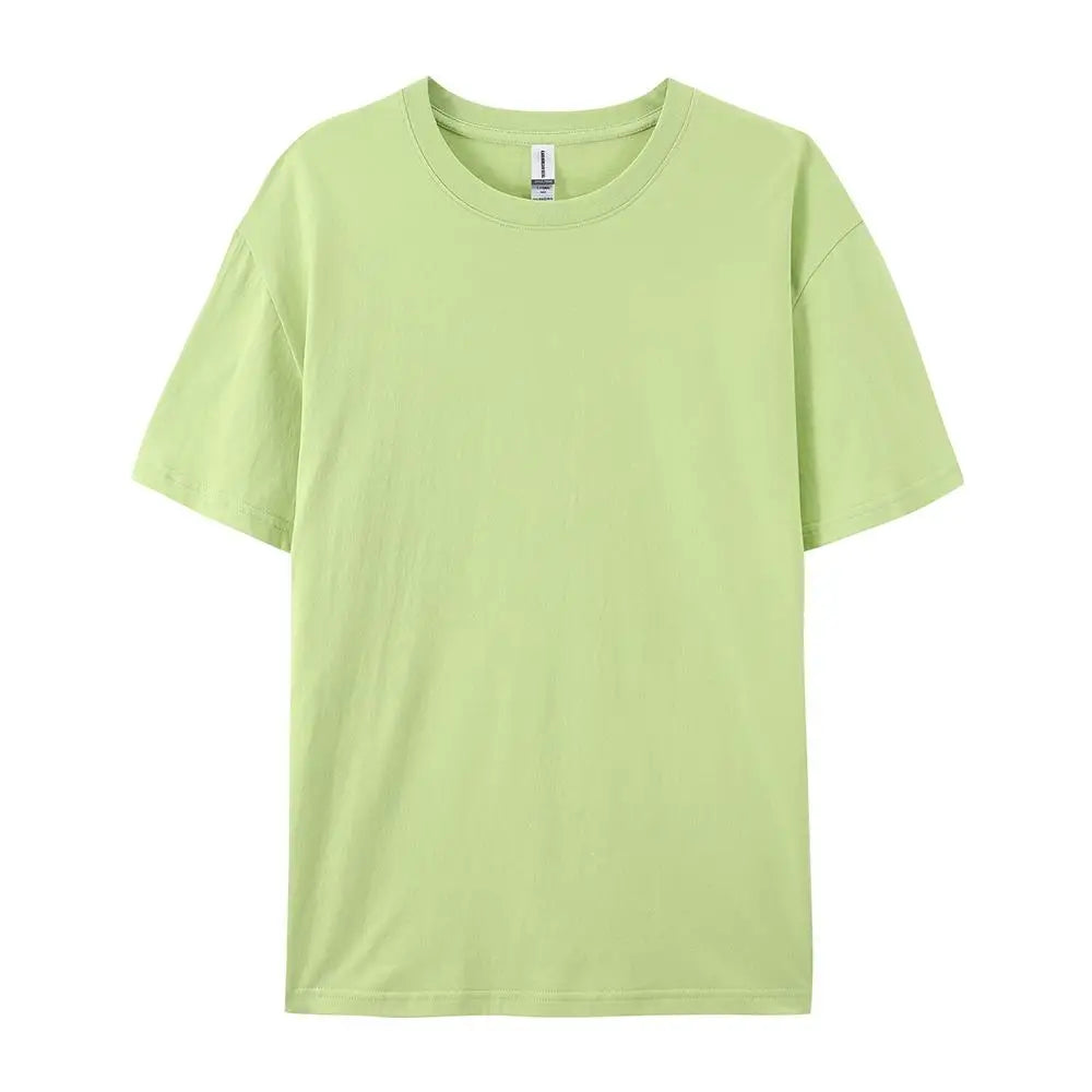 T-Shirt Unisexe Coton Col Rond Manches Courtes Coupe Loose 20 Coloris Candy Été – CLEVI Paris