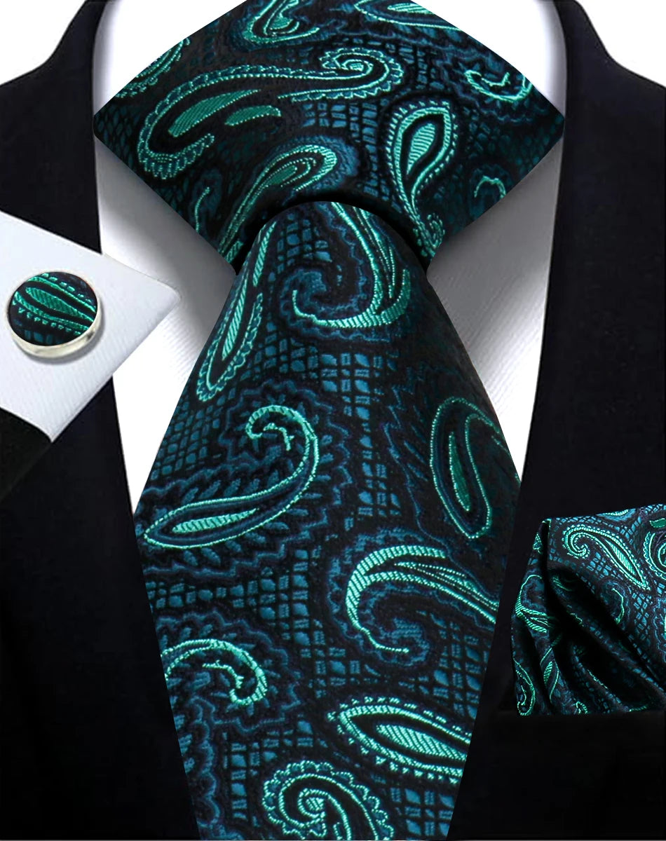 Cravate Paisley Homme et Pochette – CLEVI Paris