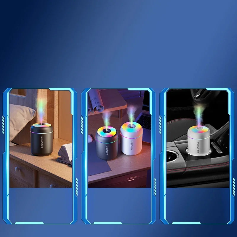 Humidificateur Mini USB Searide PH-Pro — 180ml, Aromathérapie, Silencieux, Voiture & Maison | CLEVI Paris