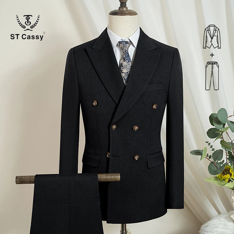 Costume homme élégant 2 pièces – CLEVI Paris