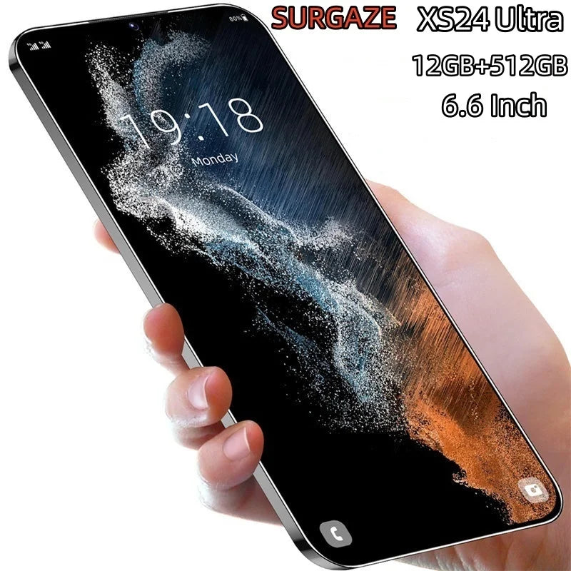 Smartphone SURGAZE XS24 Ultra 6,6" – 4G, Android, Double SIM, 48MP, 5000mAh – CLEVI Paris
