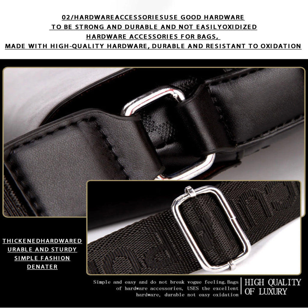 Sac Bandoulière Homme Carreaux Casual Crossbody Compact – CLEVI Paris