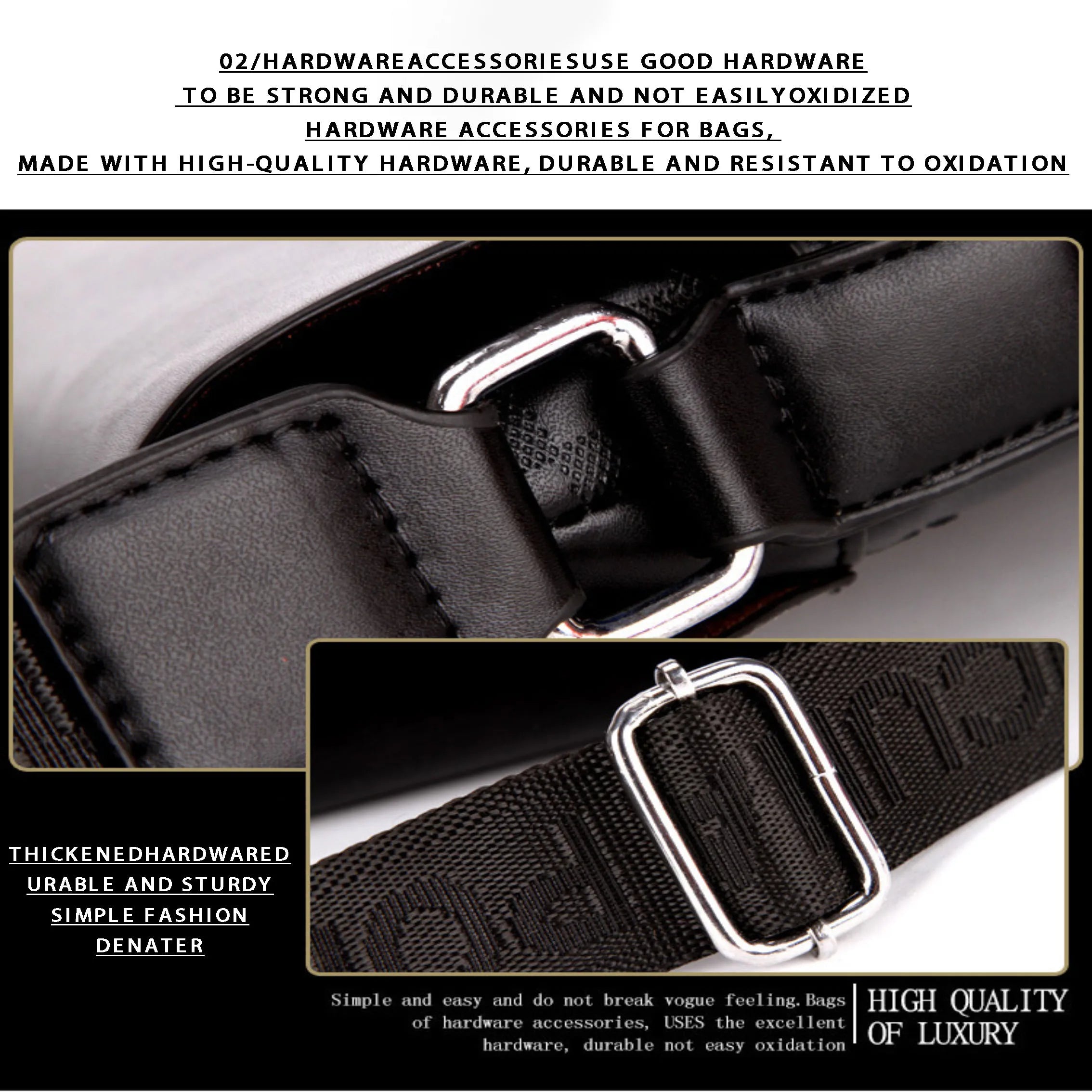 Sac Bandoulière Homme Carreaux Casual Crossbody Compact – CLEVI Paris
