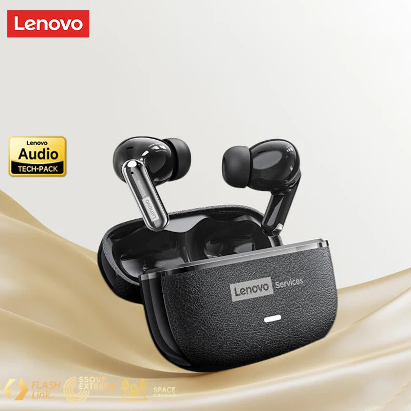 Lenovo LE208 Écouteurs TWS Bluetooth 6.0 ENC 36h Faible Latence 38ms – CLEVI Paris