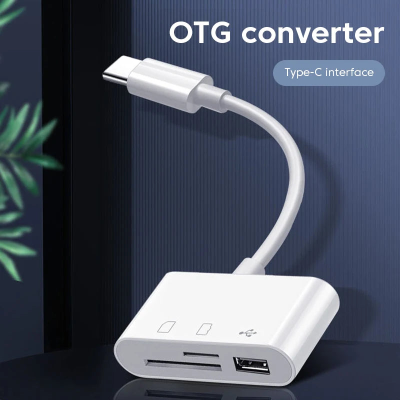 Lecteur Carte SD/TF 3-en-1 USB-C OTG MacBook – CLEVI Paris