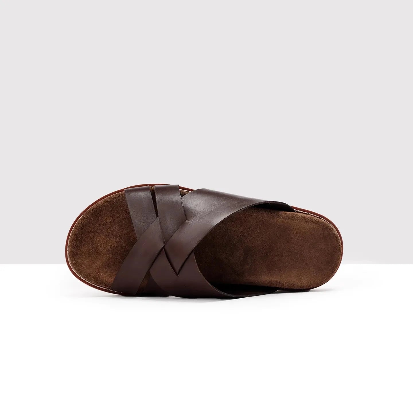 Slides Homme Cuir Véritable Pleine Fleur Style Luxe Casual – CLEVI Paris