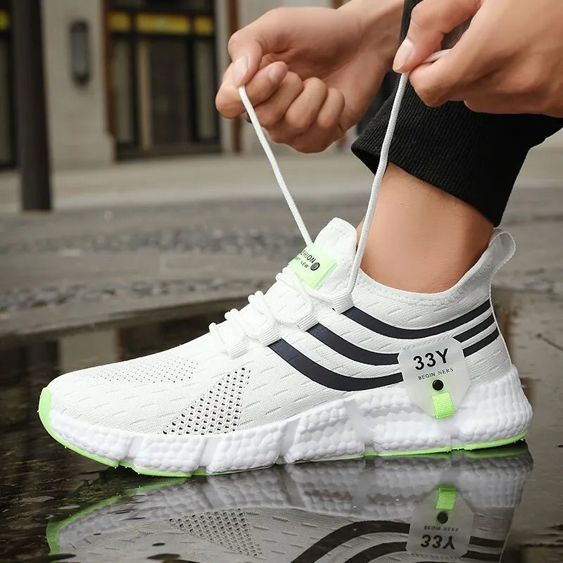 Baskets Homme Respirantes & Légères – Casual Sport Sneakers – CLEVI Paris