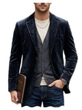 Blazer homme en velours côtelé, coupe ajustée – CLEVI Paris