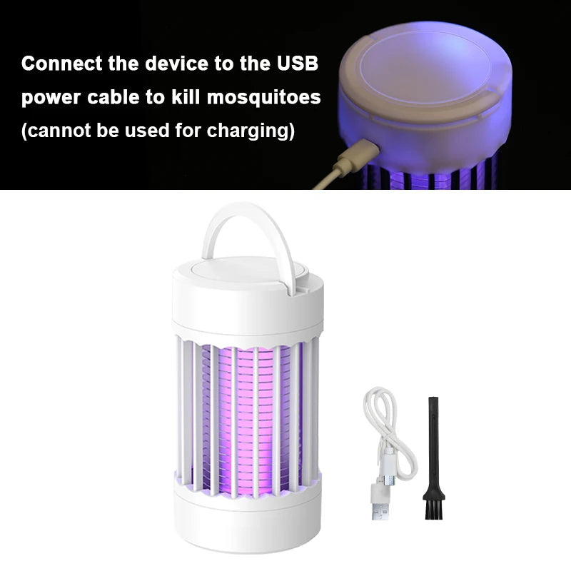 Lampe Anti-Moustiques UV Secteur ou Rechargeable Certifiée CE — CLEVI Paris