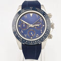 OUMASHI Montre Quartz VK63 Homme Chronographe Saphir Lunette Céramique Acier 100m – CLEVI Paris