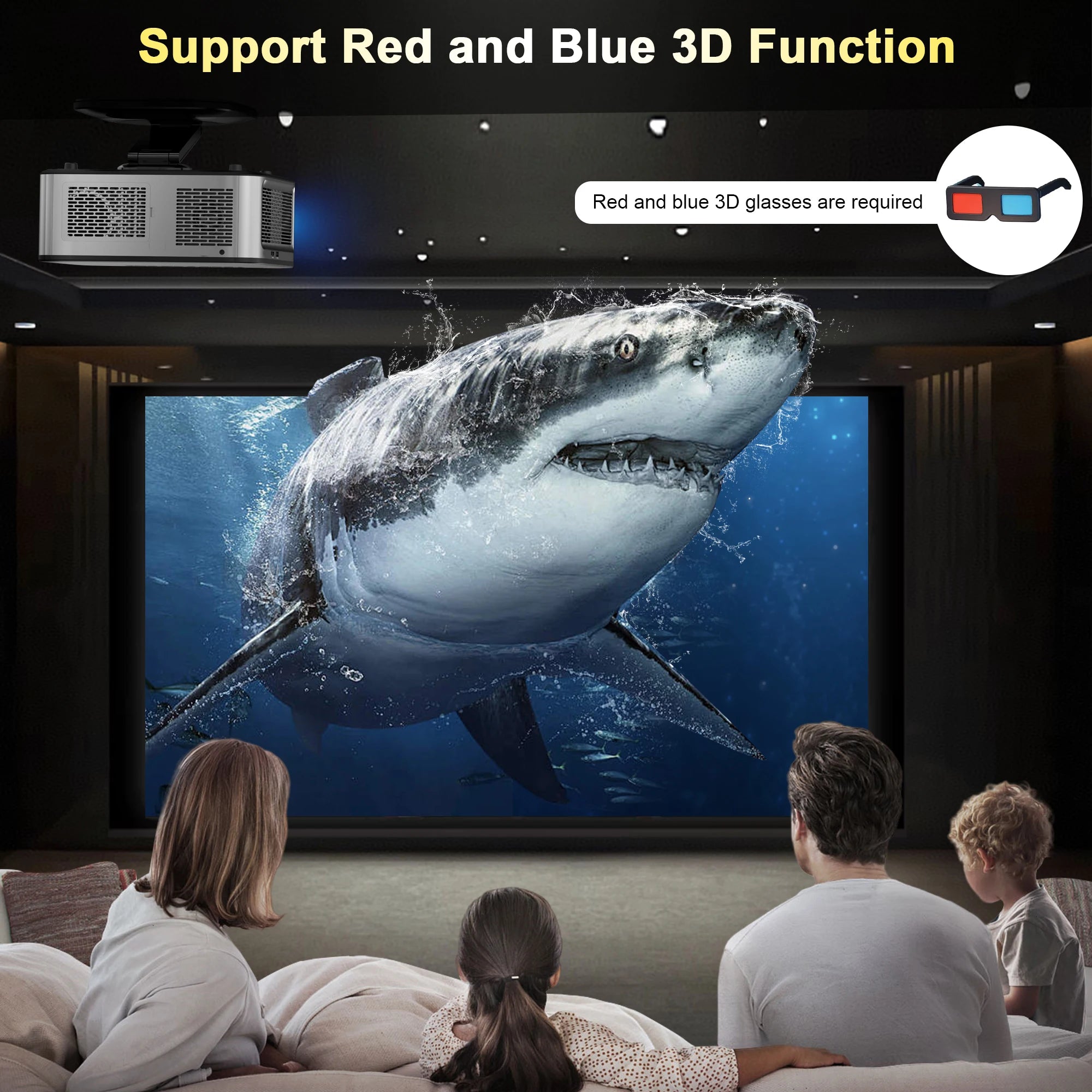 HORLAT T10 Pro Projecteur Android 1080P 4K 3000 ANSI Laser TOF Autofocus WiFi 6 BT 5.3 HDR10 – CLEVI Paris